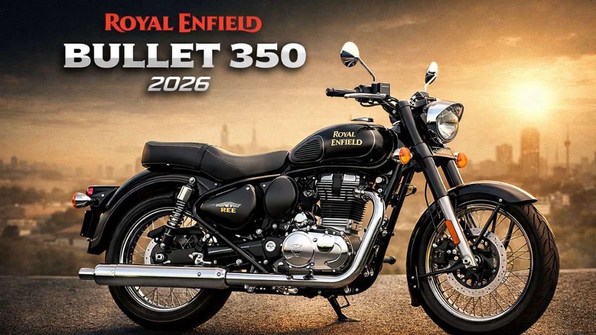 Royal Enfield Bullet 350 2026 : 36 kmpl Mileage, 349 cc Power & Classic Cruiser Performance