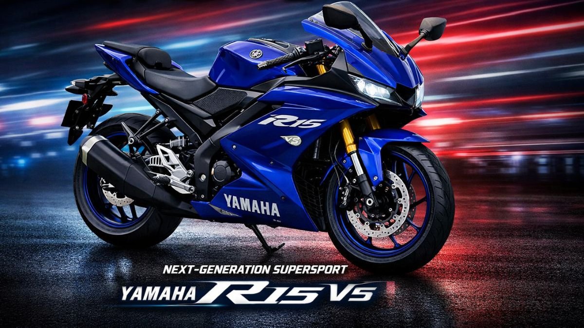 Yamaha R15 V5: 2-Seater Sport Bike with Impressive 65 km/l Mileage & Racing Performance
